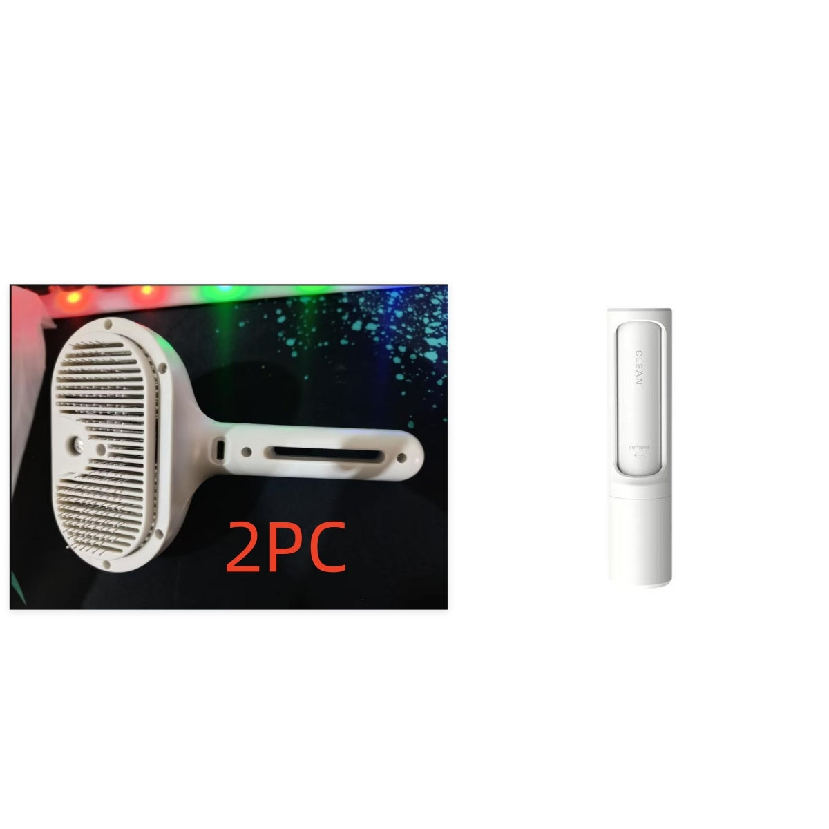 Mist Humidifier Dematting Tool | Self-Cleaning Dog & Cat Grooming Brush