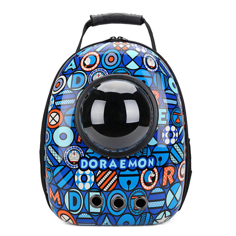 Breathable Pet Backpack | Space Capsule Design for Outdoor Travel