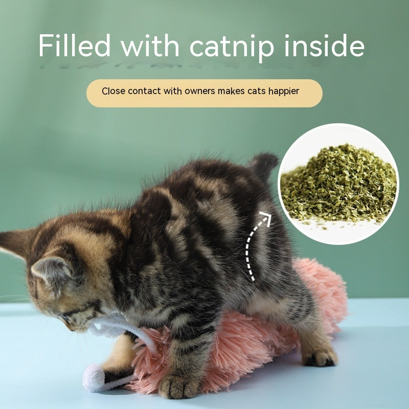 Caterpillar Ringing Paper Cat Toy | Self-Play, Bite-Resistant & Anxiety Relieving