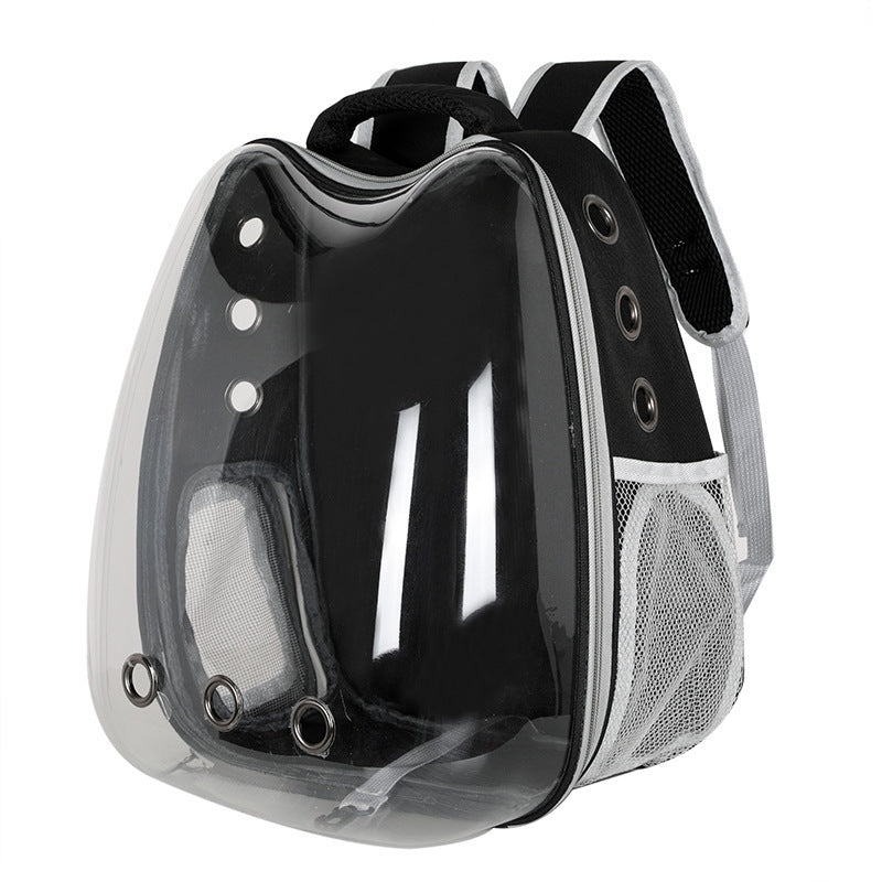 Clear View Transparent Cat Bag | Portable Outgoing Travel Carrier