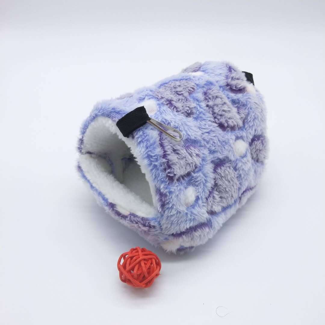Soft Fluffy Cotton Hamster House | Warm Pet Cage Nest for Small Animals