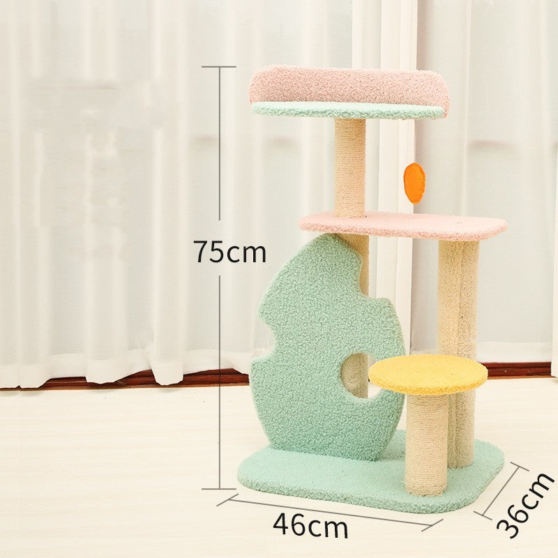 Heavy-Duty Tall Cat Scratcher Post | Jumbo Size for Large Cats & Kittens