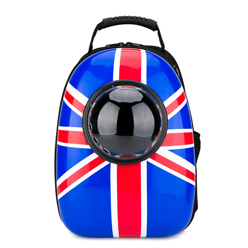 Breathable Pet Backpack | Space Capsule Design for Outdoor Travel