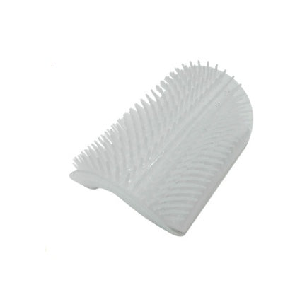 Wall-Mounted Cat Grooming Tool | Corner Rubbing Massager Brush Device