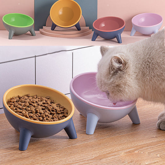 Modern Pet Food Feeder | Nordic Color Bowl and Stand for Dogs, Cats & Small Animals