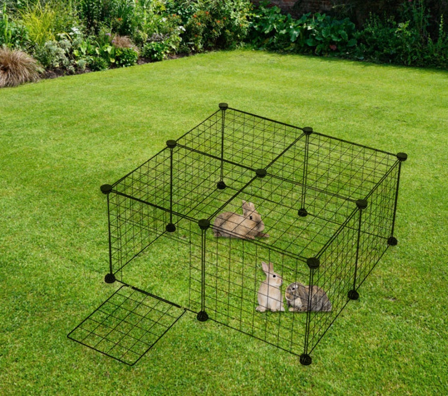 Heavy-Duty Dog & Pet Safety Barrier Fence | Expandable & Secure Enclosure