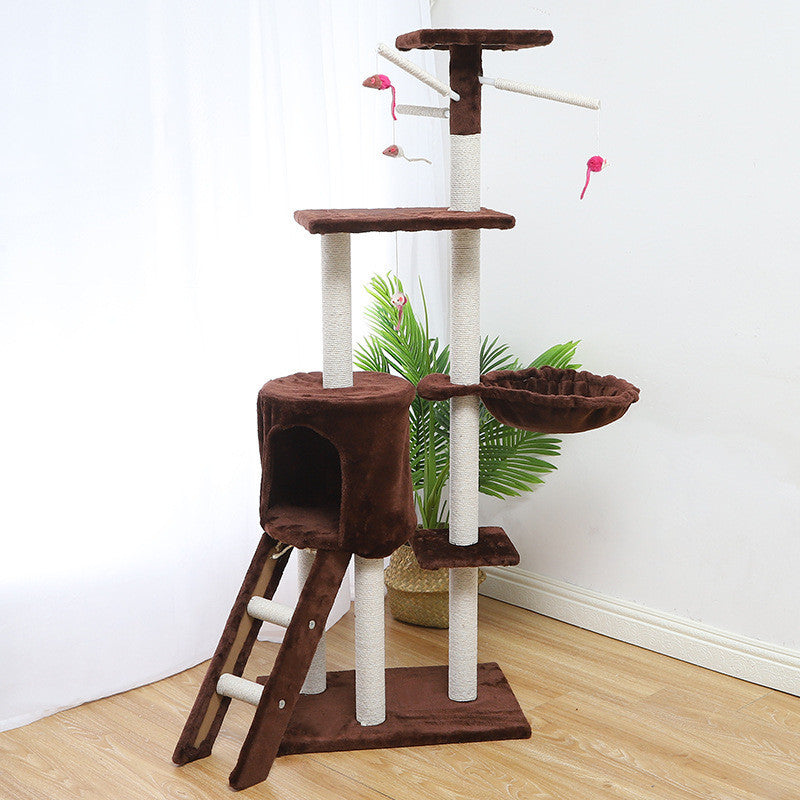 Multi-Level Cat Climber House | Indoor Cat Tree Condo & Activity Tower