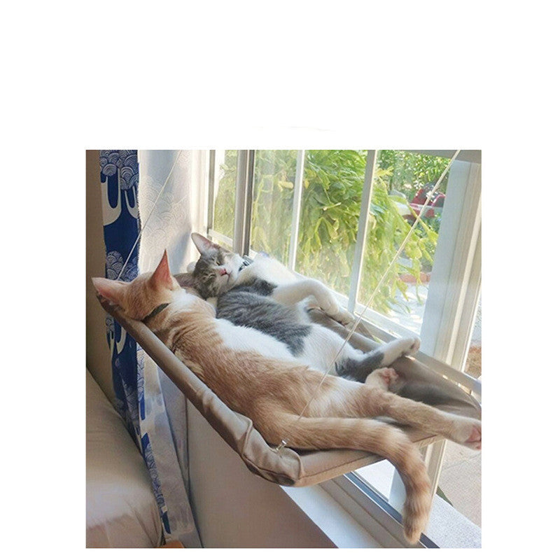 Suction Cup Cat Window Hammock Bed | Hanging Pet Litter Sucker Perch