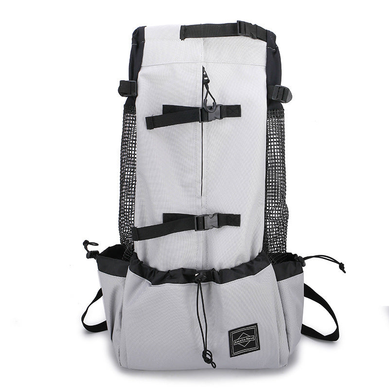 Double Shoulder Pet Carrier Backpack | Outdoor Travel Bag for Dogs & Puppies