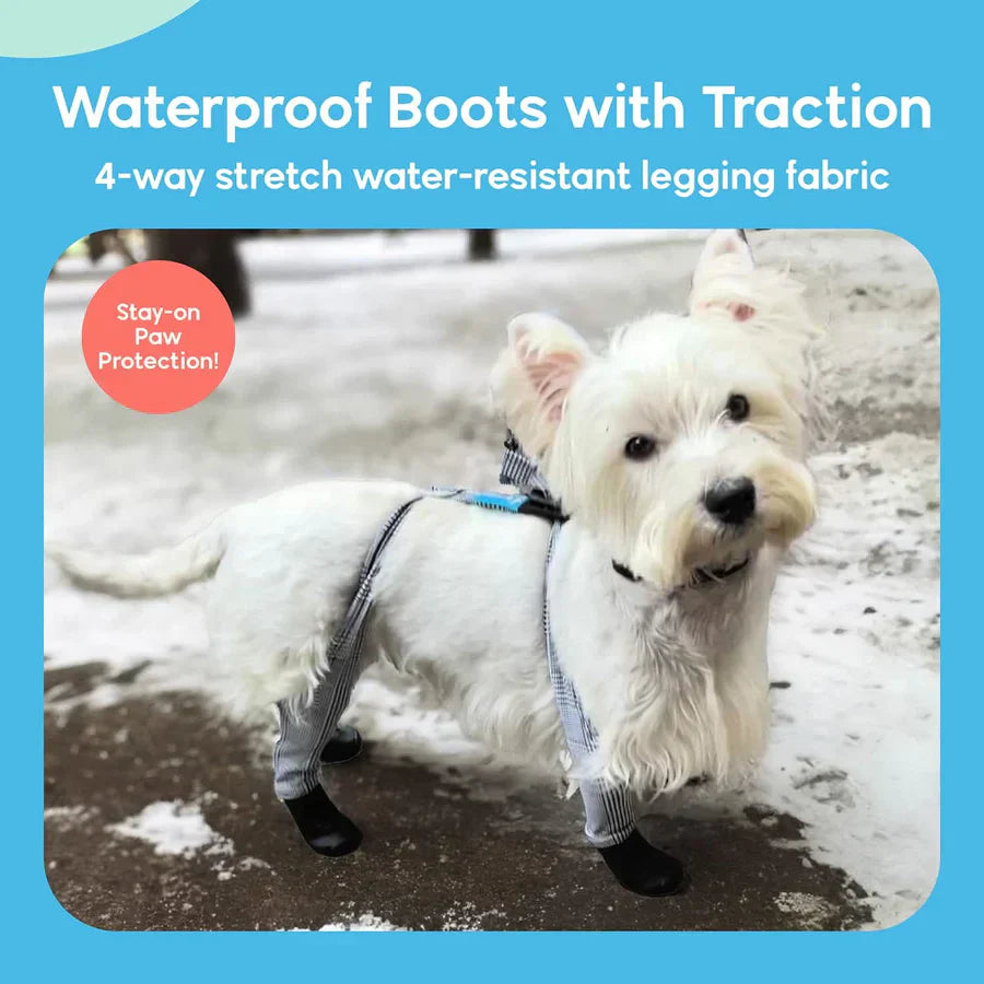 Premium Dog Leggings for Boots | Deluxe Anti-Slip Protective Winter Leg Covers