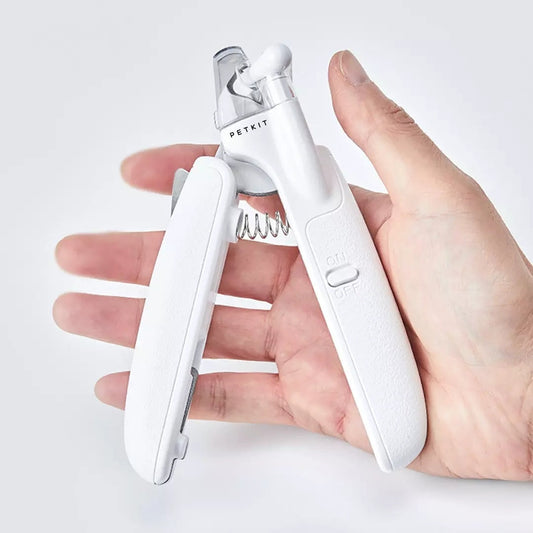 Animal Nail Grooming Tool: LED Light Clipper Scissors for Dogs and Cats